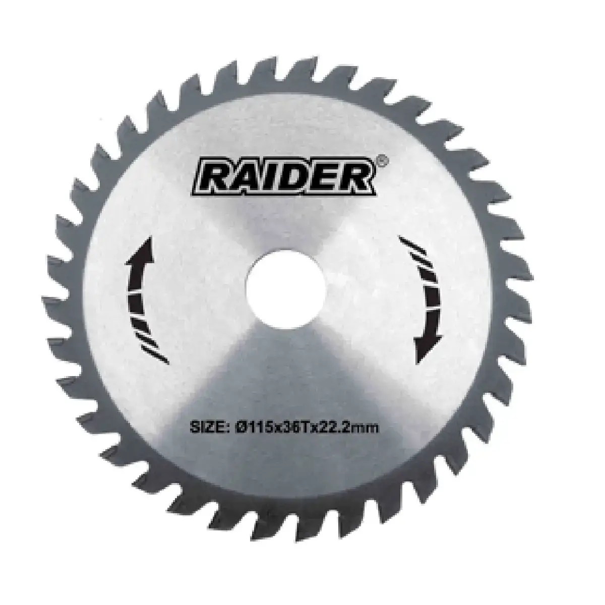 163131 RAIDER Δίσκος κοπής ξύλου Φ125/40Δόντια 163131 - Image 1