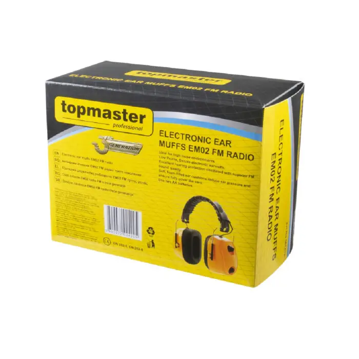 TOP MASTER ΩΤΟΑΣΠΙΔΕΣ ΜΕ ΕΝΣΩΜΑΤΩΜΕΝΟ ΡΑΔΙΟΦΩΝΟ ЕМ02 561412 - Image 3