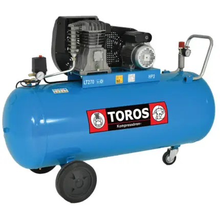 TOROS: ΑΕΡΟΣΥΜΠΙΕΣΤΗΣ ΜΕ ΙΜΑΝΤΑ 270LIT/5,5HP 400V