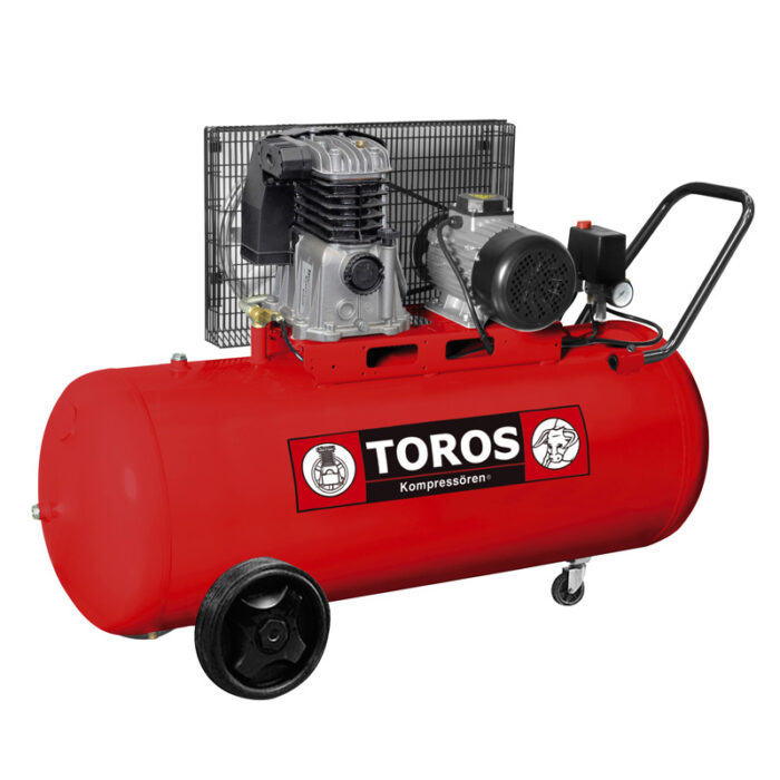 TOROS: ΑΕΡΟΣΥΜΠΙΕΣΤΗΣ ΜΕ ΙΜΑΝΤΑ 200LIT/3HP 400V - Image 1