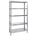 ΡΑΦΙΕΡΑ ΜΕΤΑΛΛΙΚΗ ΓΑΛΒΑΝΙΖΕ 120x50x195 - 260kg - 5 ΡΑΦΙΑ