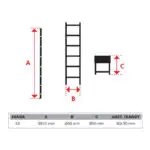 BULLE: ΣΚΑΛΑ ΑΛΟΥΜΙΝΙΟΥ ΜΟΝΗ ΤΗΛΕΣΚΟΠΙΚΗ PA - 13 ΣΚΑΛΙΑ - Image 3