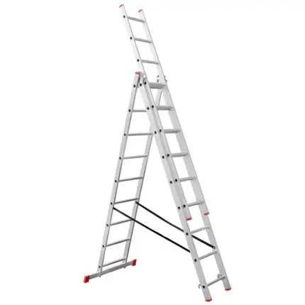 BULLE: ΣΚΑΛΑ ΑΛΟΥΜΙΝΙΟΥ ΤΡΙΠΛΗ ΕΠΕΚΤΕΙΝΟΜΕΝΗ 3x9