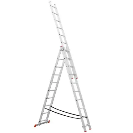 BULLE: ΣΚΑΛΑ ΑΛΟΥΜΙΝΙΟΥ ΤΡΙΠΛΗ ΕΠΕΚΤΕΙΝΟΜΕΝΗ 3x10