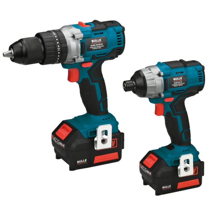 BULLE: 18V (BRUSHLESS) ΣΕΤ ΔΡΑΠΑΝΟΚΑΤΣΑΒΙΔΟ 50Nm + ΠΑΛΜΙΚΟ ΚΑΤΣΑΒΙΔΙ 180Nm, 2x4Ah Li-Ion - Image 1