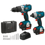 BULLE: 18V (BRUSHLESS) ΣΕΤ ΔΡΑΠΑΝΟΚΑΤΣΑΒΙΔΟ 50Nm + ΠΑΛΜΙΚΟ ΚΑΤΣΑΒΙΔΙ 180Nm, 2x4Ah Li-Ion - Image 2