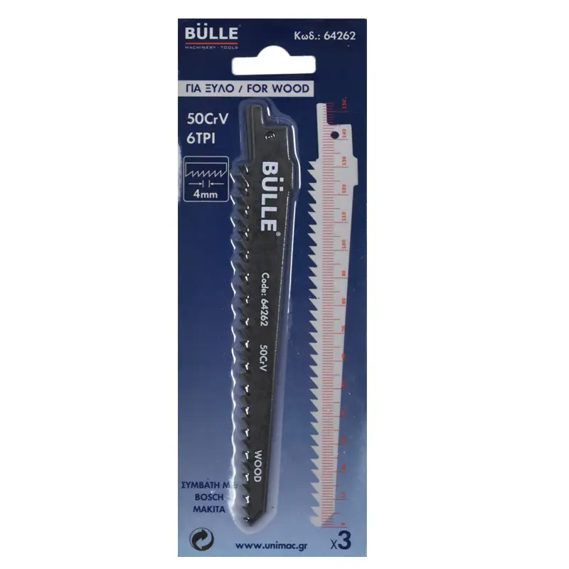 64262_800x800_1 BULLE: ΛΕΠΙΔΑ ΚΟΠΗΣ ΞΥΛΟΥ 130mm ΣΠΑΘΟΣΕΓΑΣ (ΣΕΤ 3 ΤΕΜ) - Image 1