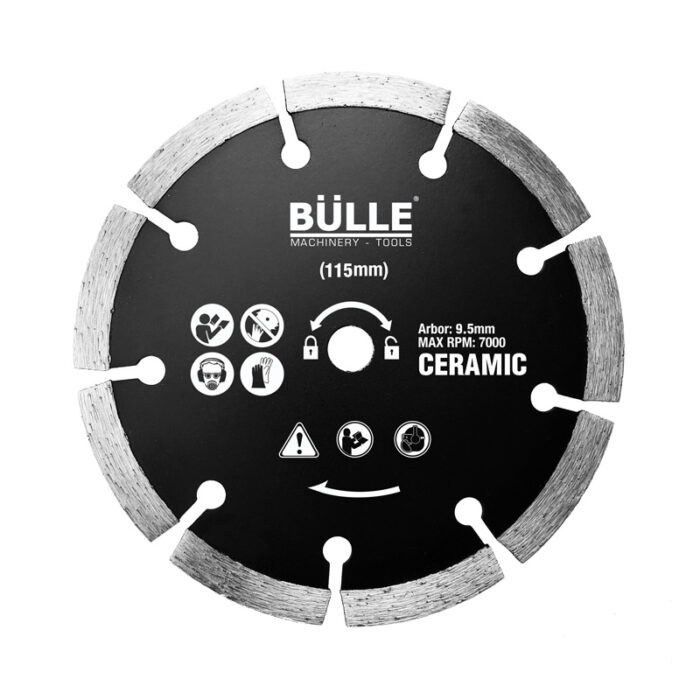 BULLE: ΔΙΑΜΑΝΤΟΔΙΣΚΟΣ ΚΟΠΗΣ ΚΕΡΑΜΙΚΩΝ 115x9.5 mm - Image 1