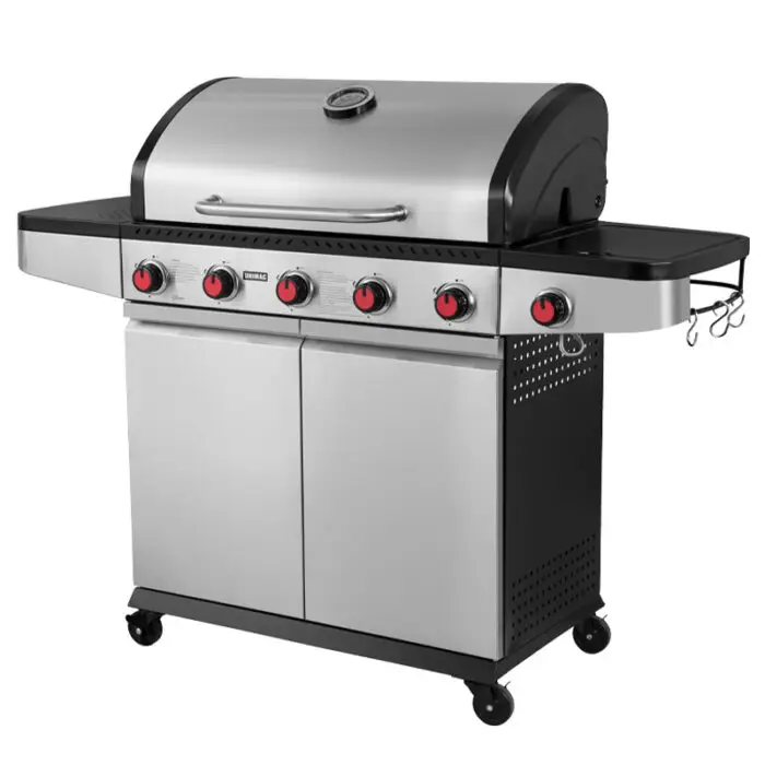 UNIMAC: ΨΗΣΤΑΡΙΑ ΥΓΡΑΕΡΙΟΥ INOX BBQ PREMIUM LINE - 5 ΕΣΤΙΕΣ ΚΑΙ 1 ΠΛΑΪΝΟ ΜΑΤΙ - ΓΙΑ ΠΙΤΣΑ - Image 3