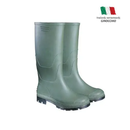GINOCCHIO: ΓΑΛΟΤΣΕΣ  P.V.C. ΜΕ ΑΝΤΙ-ΟΛΙΣΘΗΤΙΚΗ ΣΟΛΑ ΠΡΑΣΙΝΕΣ ΜΕΓΕΘΟΣ 39