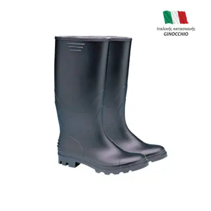GINOCCHIO: ΓΑΛΟΤΣΕΣ  P.V.C. ΜΕ ΑΝΤΙ-ΟΛΙΣΘΗΤΙΚΗ ΣΟΛΑ ΜΑΥΡΕΣ ΜΕΓΕΘΟΣ 39
