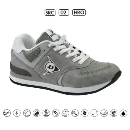 DUNLOP: ΠΑΠΟΥΤΣΙΑ FLYING WING LINE OCCUPATIONAL ΓΚΡΙ ΜΕΓΕΘΟΣ 46