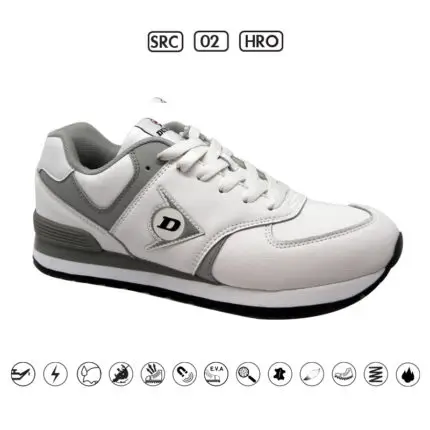 DUNLOP: ΠΑΠΟΥΤΣΙΑ FLYING WING LINE OCCUPATIONAL ΛΕΥΚΑ ΜΕΓΕΘΟΣ 42