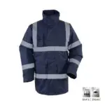 VIZWELL: ΜΠΟΥΦΑΝ ΥΨΗΛΗΣ ΔΙΑΚΡΙΤΙΚΟΤΗΤΑΣ FRANKFURT - ΜΠΛΕ - EN 471 3/2 & EN 343 3/1 - ΜΕΓΕΘΟΣ L