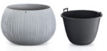 PROSPERPLAST Γλάστρα Beton Bowl 2 σε 1 ∅29 cm DKB290-422U - Image 2