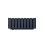 PROSPERPLAST Γλάστρα Boardee Fence Ανθρακί 38x18x16,2cm DDEF400-S433 - Image 3