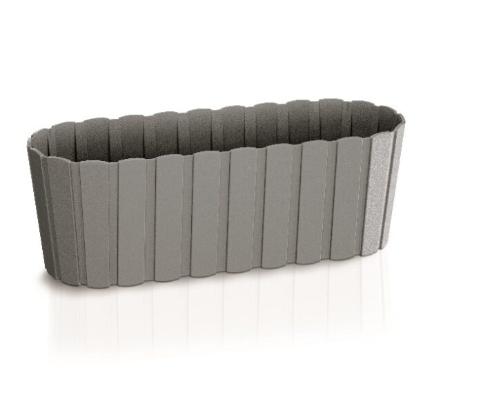 PROSPERPLAST Γλάστρα Boardee Case 4,9lt Γκρί DDEC400-405U - Image 1