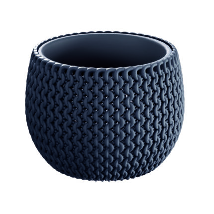 PROSPERPLAST Γλάστρα Splofy Bowl Ανθρακί 0,75lt DKSP150-S433
