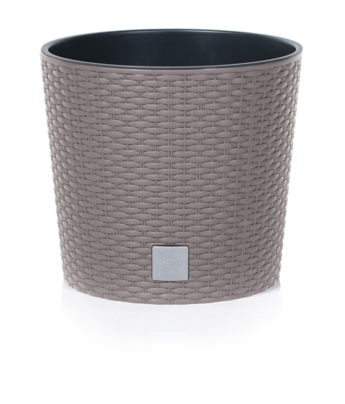 PROSPERPLAST Γλάστρα Rato Round 2 σε 1 Χρώμα Μόκα 35/37 lt DRTUS400L-7529U - Image 1