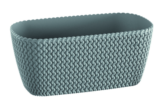 PROSPERPLAST Γλάστρα Splofy Case 7,5lt Γκρι DSPC400-405U - Image 1