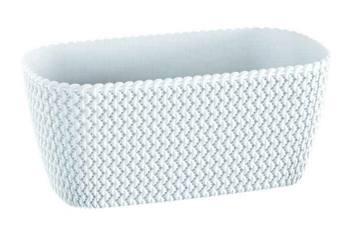 PROSPERPLAST Γλάστρα Splofy Case 4lt Λευκή DSPC300-S449 - Image 1