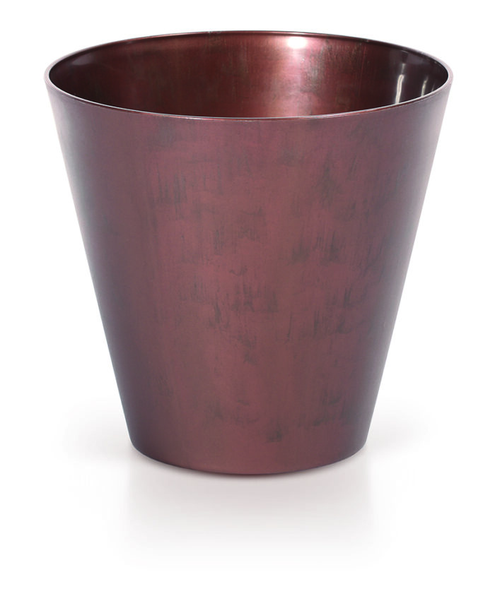 PROSPERPLAST Γλάστρα Tubus Corten Χρώμα Χάλυβα Κορενίου 7lt DTUB250C-7601U - Image 1