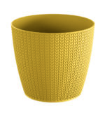 PROSPERPLAST Γλάστρα Wheaty Χρώμα Μουσταρδί 6 lt DWH260-117U