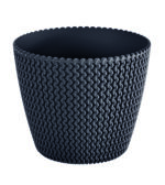 PROSPERPLAST Γλάστρα Splofy 8lt Ανθρακί DSP260-S433