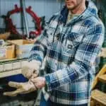 CAT Πουκάμισο εργασίας overshirt με επένδυση μπλε 3XL 1040045 - Image 2