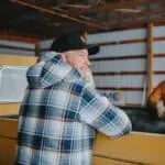 CAT Πουκάμισο εργασίας overshirt με επένδυση μπλε XL 1040045 - Image 4