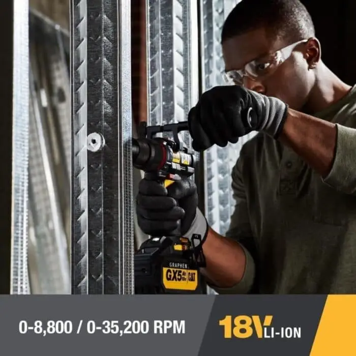 CAT Solo Δραπανοκατσάβιδο κρουστικό Li-ion 18V DX13B - Image 9