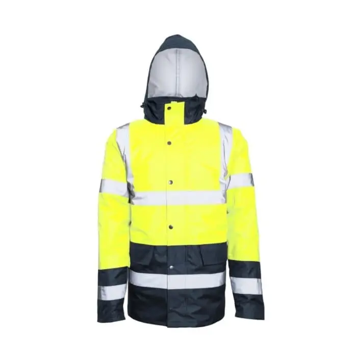 Μπουφάν εργασίας Neon ανακλαστικό κίτρινο-μπλε S HVNEOYS - Image 2