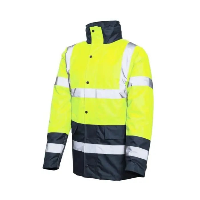 Μπουφάν εργασίας Neon ανακλαστικό κίτρινο-μπλε 3XL HVNEOYXXXL - Image 1