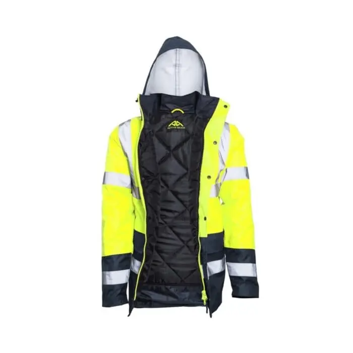 Μπουφάν εργασίας Neon ανακλαστικό κίτρινο-μπλε M HVNEOYM - Image 3