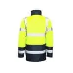 Μπουφάν εργασίας Neon ανακλαστικό κίτρινο-μπλε 3XL HVNEOYXXXL - Image 4