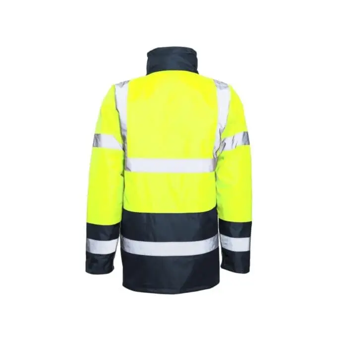 Μπουφάν εργασίας Neon ανακλαστικό κίτρινο-μπλε 3XL HVNEOYXXXL - Image 4