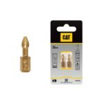 CAT Μύτη κατσαβιδιού σταυρός με μέγεθος PH2 25mm συσκευασία 2τεμ. DA01001