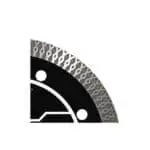 CAT Δίσκος κοπής διαμαντέ Turbo Super Thin (Gres) 125x22.23x1.4mm DA09032 - Image 2