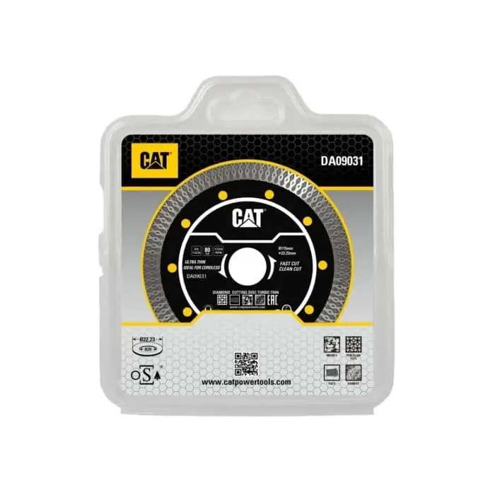 CAT Δίσκος κοπής διαμαντέ Turbo Super Thin (Gres) 115x22.23x1.4mm DA09031 - Image 3