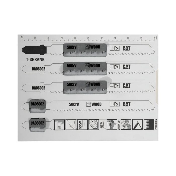 CAT Λάμα σέγας ξύλου 100mm T144DP σετ:5τεμ. DA06002 - Image 2
