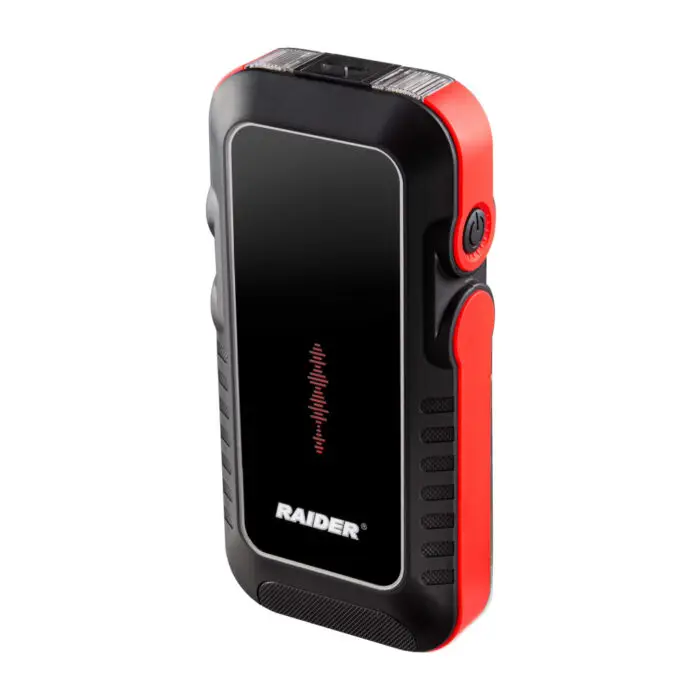 RAIDER Φορητός εκκινητής μπαταρίας αυτοκινήτου 12V/18Ah με φακό Led / Power Bank / USB RD-JBC20 032209 - Image 2