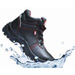 Μποτάκι δερμάτινο S3 αδιάβροχο μαύρο Νο.48 BSH102 - Image 2