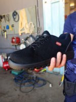 Παπούτσι αθλητικό μαύρο City Νο48 με διαπνέον ύφασμα - Image 2