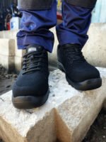 Παπούτσι αθλητικό μαύρο City Νο48 με διαπνέον ύφασμα - Image 4