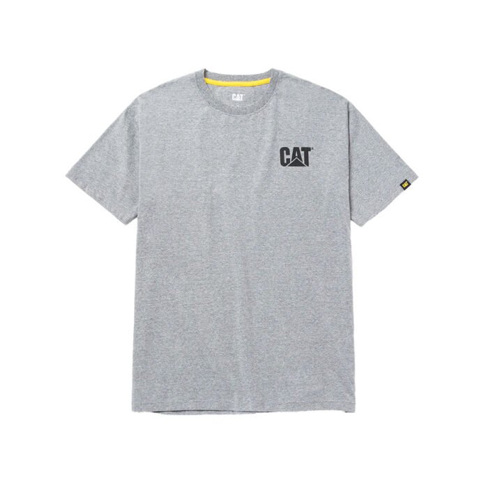 05-9726-2 CAT Μπλουζάκι κοντομάνικο γκρι trademark tee L W05324 - Image 1