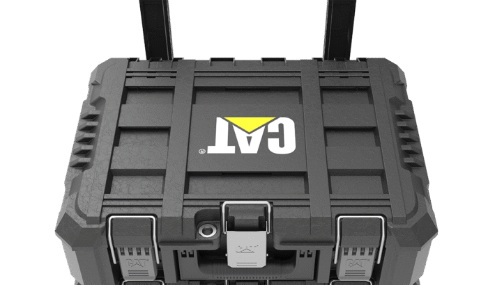 05-9826-1 CAT Τροχήλατος πλαστικός εργαλειοφόρος 3 τμημάτων DA41005 - Image 2