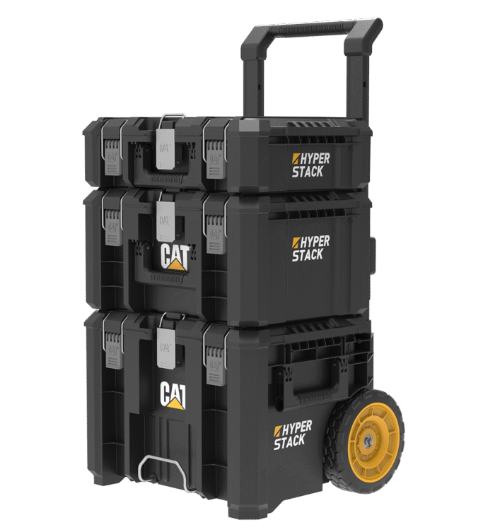 05-9826 CAT Τροχήλατος πλαστικός εργαλειοφόρος 3 τμημάτων DA41005 - Image 1