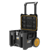 CAT Τροχήλατο πλαστικό μπαούλο μεταφοράς & αποθήκευσης εργαλείων Π56xB52,2xΥ65,5cm DA41004 - Image 3