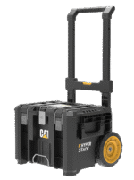 CAT Τροχήλατο πλαστικό μπαούλο μεταφοράς & αποθήκευσης εργαλείων Π56xB52,2xΥ65,5cm DA41004 - Image 4