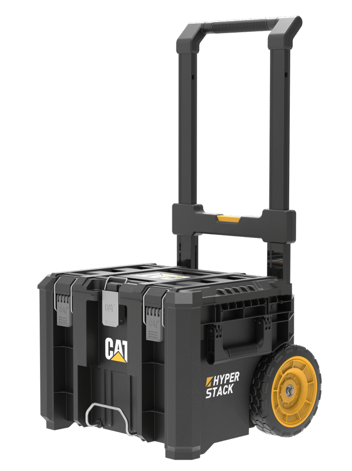 05-9931-3 CAT Τροχήλατο πλαστικό μπαούλο μεταφοράς & αποθήκευσης εργαλείων Π56xB52,2xΥ65,5cm DA41004 - Image 4